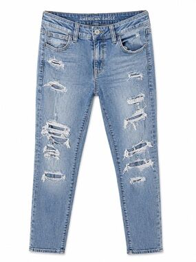American Eagle Next Level Stretch Distressed Skinny Jeans Size 4 Short